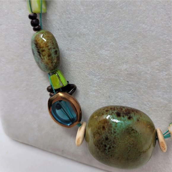 Premier Design Necklace n Bracelet Set Porcelain - Picture 7 of 11